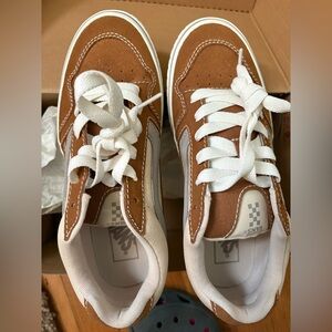 Brand New in original box Vans Tan and White Women's Sneakers